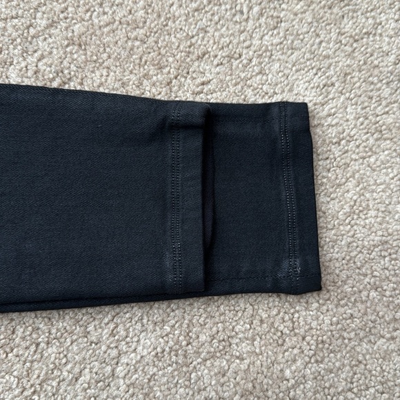 NWT Citizens of Humanity Greyson Mid Rise Black Suedette Leggings Size 26 - Picture 9 of 9